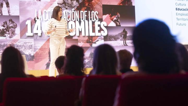 La alpinista Edurne Pasaban abre la nueva edición del ciclo 'Educar para el futuro'