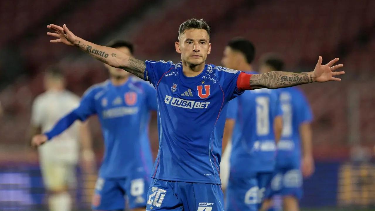 Universidad de Chile evitó la derrota en el final e igualó 2-2 con Lanús por la Copa Sudamericana