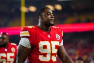 Chris Jones Hilariously Vibes to ‘Fate of Ophelia’ at Chiefs Press Conference & Taylor Swift Approves