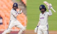 KL Rahul Slams a Half-Century as India Reach 121/2 at Stumps Against the West Indies