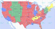 Broncos vs. Giants TV broadcast map for Week 7