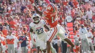 Clemson WR Bryant Wesco Jr taken to hospital after injury in SMU game