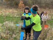 Seneca Valley students tackle tree planting blitz