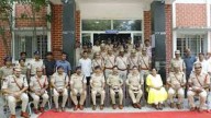 CP V.C. Sajjanar Visited Madannapet Police Station