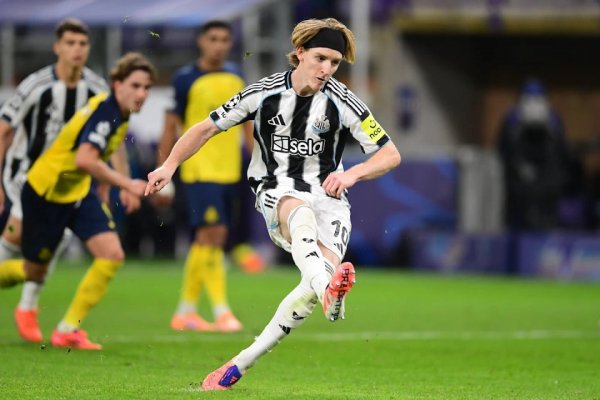 Newcastle goleó al Unión SG de Kevin Mac Allister por la Champions League