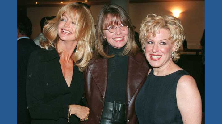 Steve Martin, Bette Midler and Goldie Hawn are among stars paying tribute to Diane Keaton