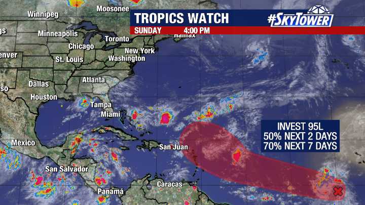 High chance of tropical development this week