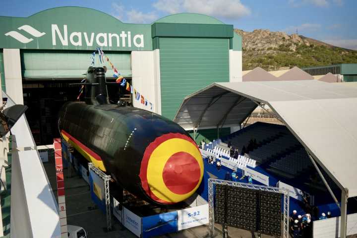 Cartagena | Bautizo del submarino S-82: un proyecto de décadas que consolida a Cartagena como astillero estratégico