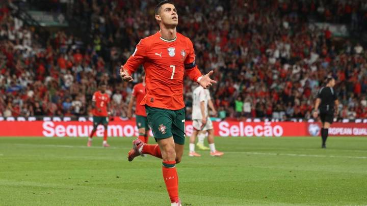 Cristiano Ronaldo registra un nuevo récord; el portugués se convirtió en el máximo goleador en la historia de las eliminatorias mundialistas