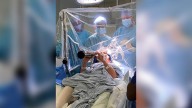 Parkinson’s patient plays clarinet during brain surgery