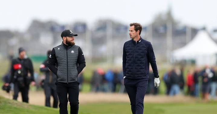 Andy Murray's golf debut score as he out-drives Ryder Cup hero and stuns TV pundit