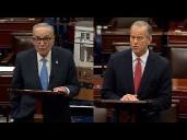 Watch: Thune, Schumer speak on Senate floor on government shutdown Day 23