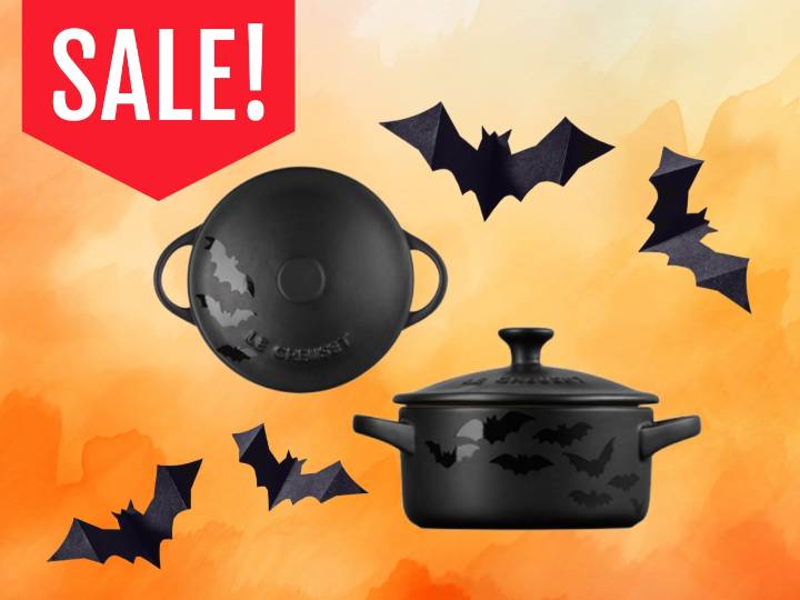 Le Creuset Bat Mini Cocotte on sale for $24: Halloween cookware selling fast