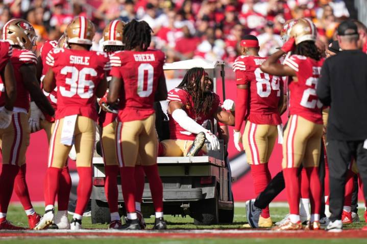 Tom Krasovic: Fred Warner's devastating injury puts dent in 49ers' Super Bowl chances