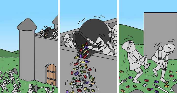 Artist Creates Cute Comics With Not-So-Cute Endings (25 Pics)