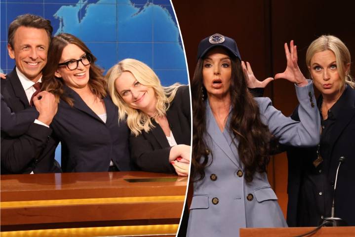 Tina Fey and Amy Poehler reunite on ‘SNL’