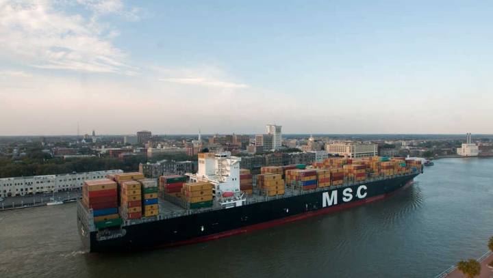 The demand for oxygen in the Savannah River