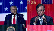 Donald Trump y Gustavo Petro se enfrentan en redes sociales