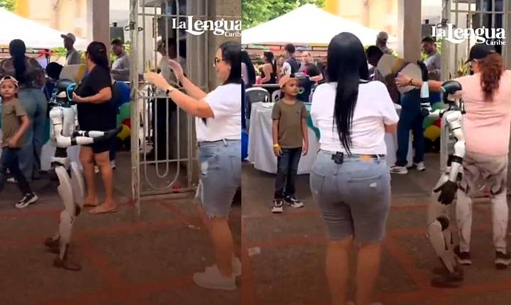 Robot en Colombia sorprende al público bailando un “cumbión bien loco”