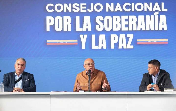 Rodríguez impulsa expansión del Consejo Nacional por la Soberanía y la Paz y anuncia Congreso Internacional de Juristas