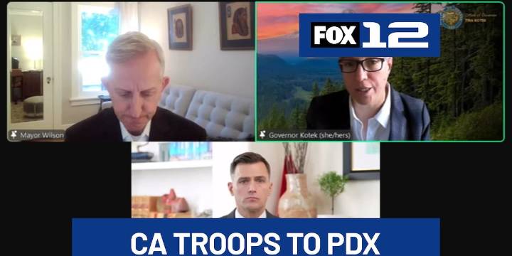 Officials speak after Trump admin sends 200 California National Guard troops to Portland