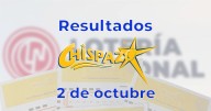 Resultados del Chispazo de hoy 2 de octubre del 2025. Ve los números ganadores