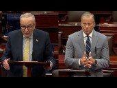Watch: Schumer, Thune speak on Senate floor on Day 8 of government shutdown