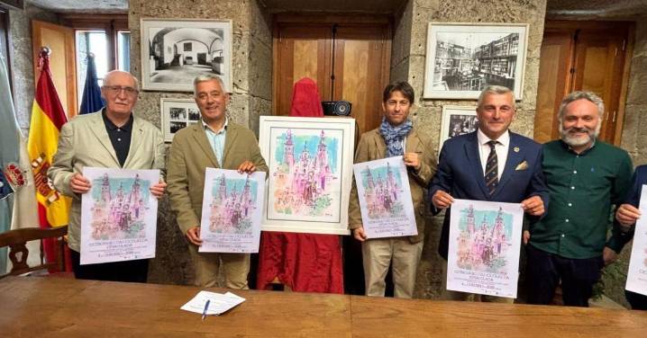 Caldelaos viajan con su Cofradía dos Remedios a Santiago