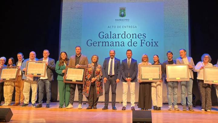 Los galardones Germana de Voix celebran en Barbastro el espíritu emprendedor con seis nuevos reconocimientos