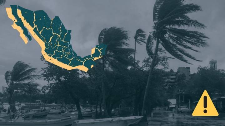Fuertes lluvias y FRENTE FRÍO azotarán a estos estados del lunes 13 al miércoles 15 de octubre