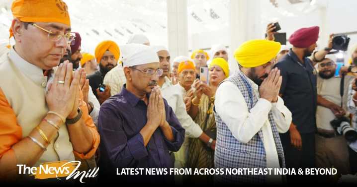 Arvind Kejriwal, Punjab CM participate in kirtan darbar to commemorate 350th martyrdom day of Sri Guru Tegh Bahadur