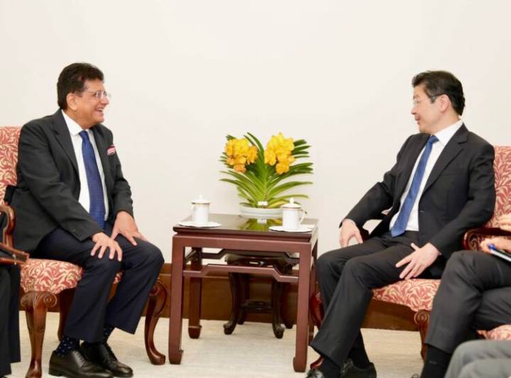 Piyush Goyal, Singapore PM Meet To Further Boost Comprehensive Strategic Partnership