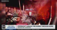 Overnight garage fire burns through Orangevale home