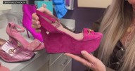 A Pennsylvania doctor rocks 31 different pairs of pink shoes to honor breast cancer patients