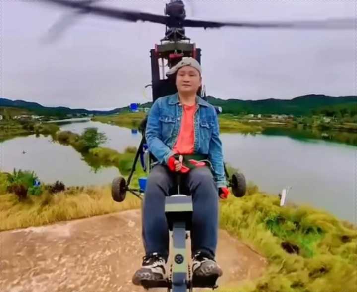 Muere influencer Tang Feiji tras estrellar un helicóptero artesanal en transmisión en vivo