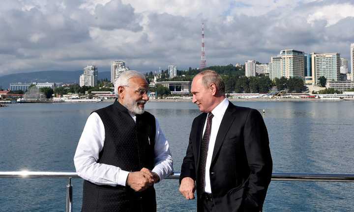 Modi greets Putin, looks forward to India-Russia summit in December