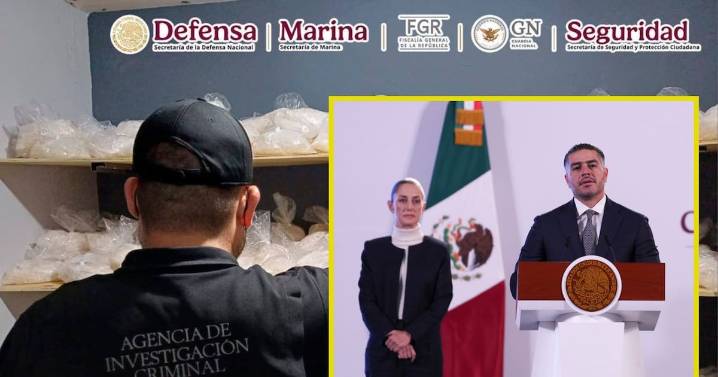 ‘Golpe’ al narco en Sinaloa: Marina y Defensa decomisan más de 350 kilos de metanfetamina en Culiacán