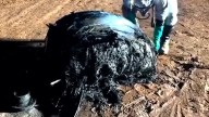 Watch suspected space junk be found on remote road in Australia