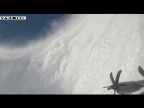 VIDEO: Inside the eye of Hurricane Melissa
