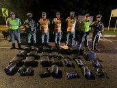 Casi 100 kilogramos de marihuana fueron incautados por el Ejército Nacional en el Quindío