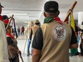 Guardia indígena se toma ministerios en Bogotá