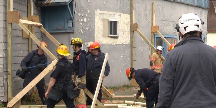 Watertown firefighters train for structural collapses