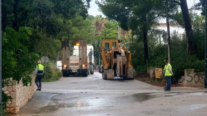 Las máquinas entran en sa Pedruscada de Capdepera para ejecutar la urbanización