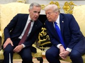 Trump talks 'love' and 'conflict' with Carney in White House