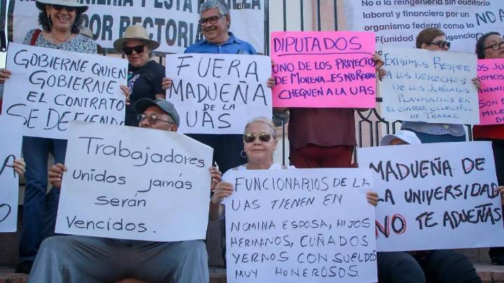 Jubilados de la UAS se oponen a consulta sobre reingeniería financiera