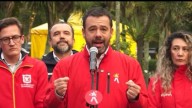 Alcalde Galán pidió a la Fiscalía, a la ONU y a la Defensoría investigar a los protestantes que atacaron la embajada de EE. UU.