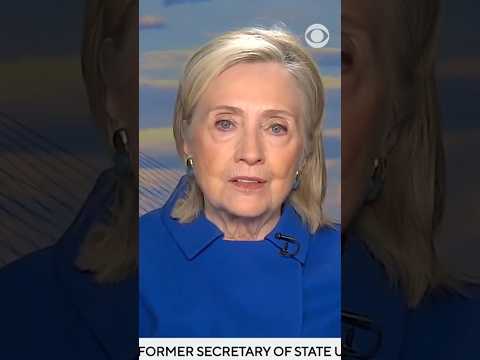 Former Secretary of State Hillary Clinton on rebuilding Gaza after peace deal #shorts