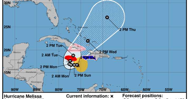 Melissa expected to rapidly intensify into major hurricane in the Caribbean