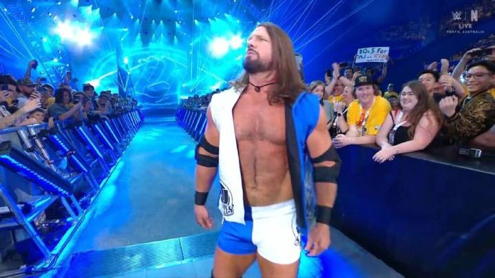 AJ Styles Pays Tribute to TNA at WWE Crown Jewel