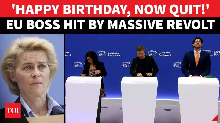 ‘Happy Birthday, Now Quit!’: EU Chief Ursula Von Der Leyen Faces Revolt Amid Ukraine Stand Row